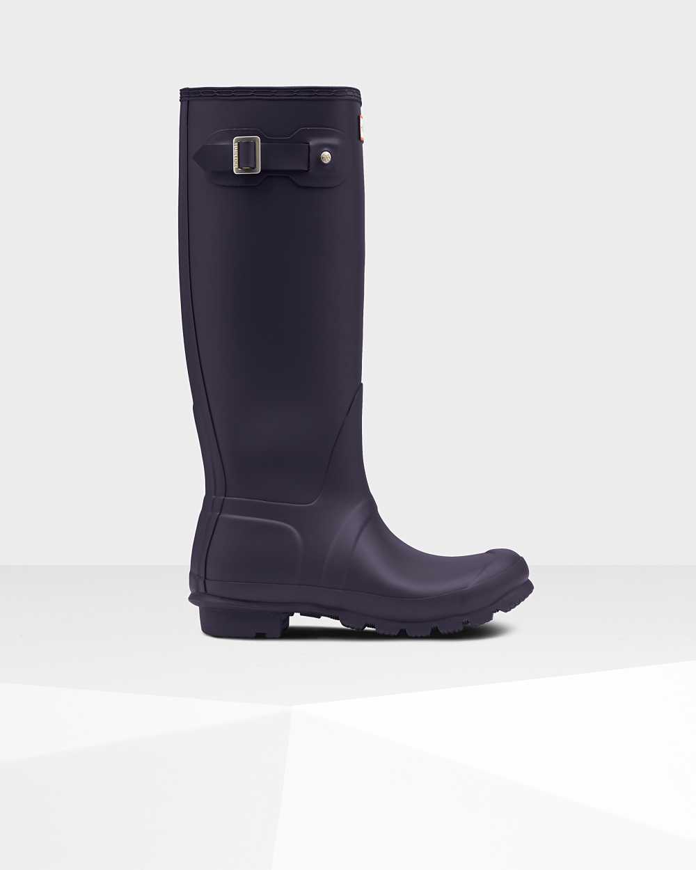 Hunter Original Tall Women's Rain Boots NZ-18221W Purple